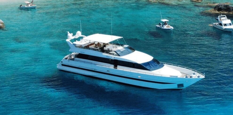 Private yacht escape along the Albanian Riviera, Karaburun and Sazan Island